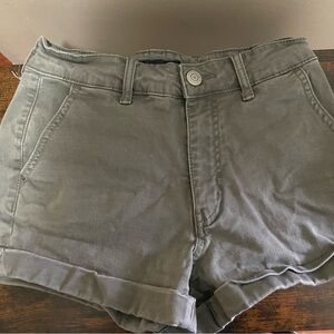 Aeropostale High Waist Gray Women's Shorts